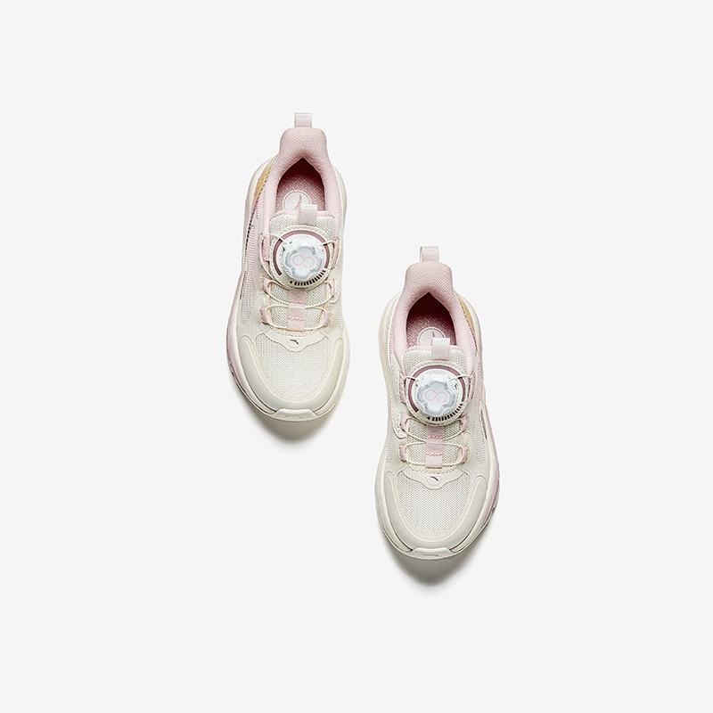 Anta Kids Butterfly Wing Fabric Trendy Comfortable Versatile Rebound Lightweight Shock Absorption Low Top Kids Running Shoes 322519915-2