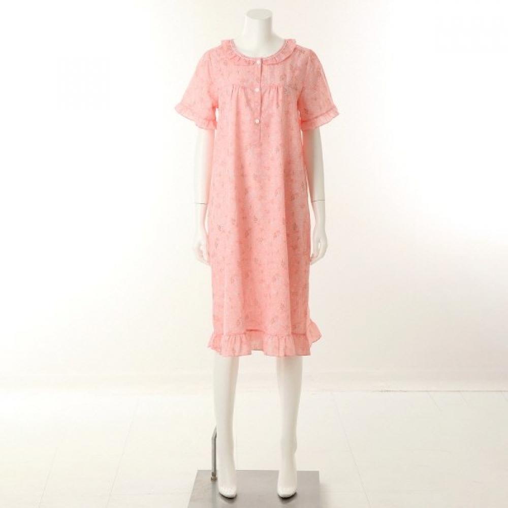 Venus Women Summer Dress Cool Cotton Poly Crease Floral Print Vgn4535 Mint (MT)/85