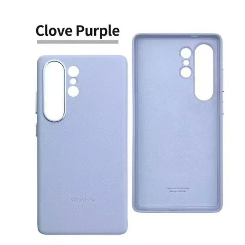 Suitable for Samsung S25ultra Mobile Phone Case Official Same Leather S25 Full Cover Anti Fall S25 Protective Case