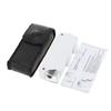 Compact 160x 200x Zoom Lighted Mini Microscope Jewelers Loupe Magnifying Glass High Power Magnifier For Specimen Jewelry Inspectio