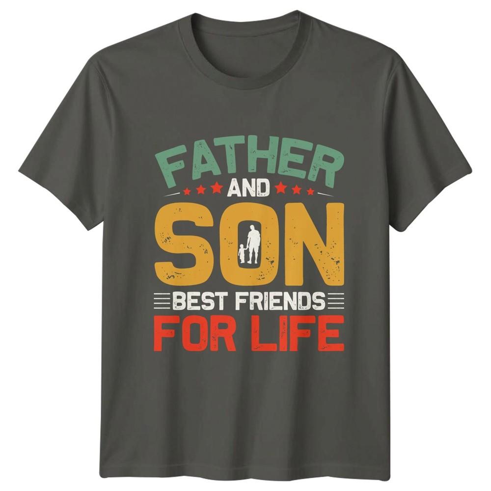 Father And Son Best Friends Unisexs TShirt Father And Son Parenting Fathers Day S