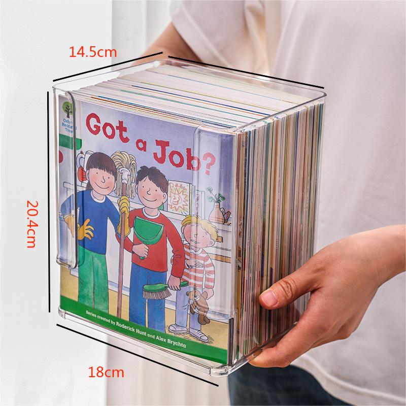 Picture Book Storage Box Children's Bookshelf,Desktop Book Organizing Tool,Children's Graded Reading Desktop Book Storage Rack