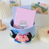 Playful Cartoon Cotton Storage Box Kids Toy Organizers Portable Portable Container For School Supplies Home Decors