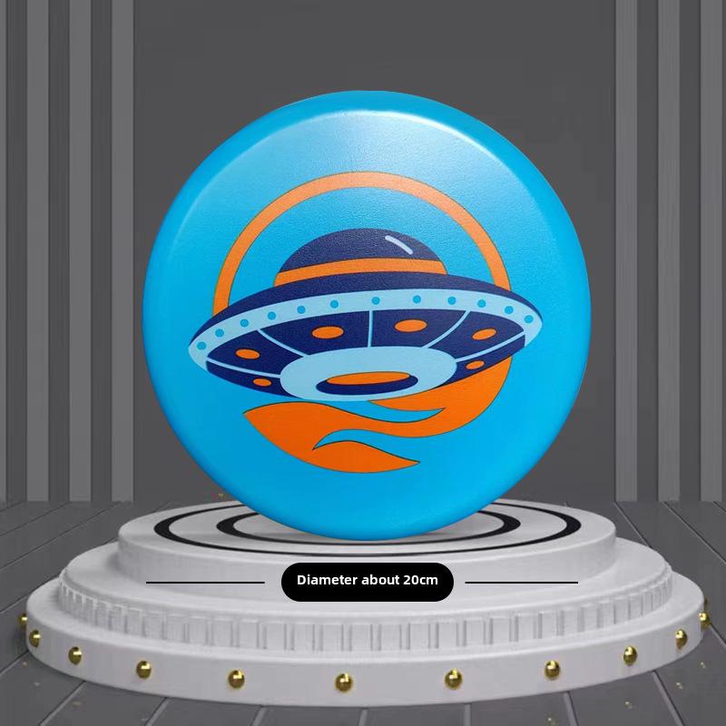 Dětský měkký frisbee: Bezpečná venkovní hračka pro zábavu rodičů s dětmi - létající disk pro mateřské školy a žáky prvního stupně.