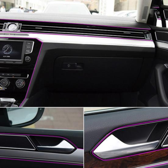 Moulding Trim Super Elasticity Direct Replacement Wear-resistant Electroplating Flexible Decorate Waterproof DIY Car Interior Moulding Trim Decorative