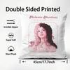 MMelanie MartinezZ Singer Cushion Cover Plush Fabric Soft DoubleSided Printed Sofa Warm Winter Home Child Gift Pillow Case