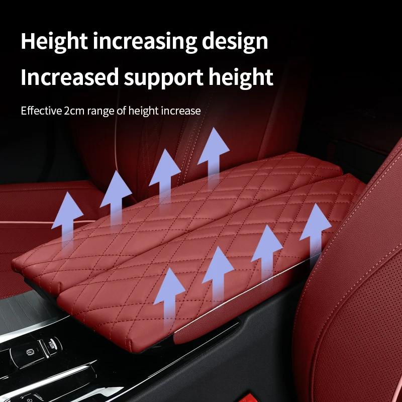 MBYDM1 New 2025 Car Armrest Box Pad Auto Central Arm Rest Box Cover Protect Mat For BMW 5 Series G30 G38 G32 6GT 2018-2023 Interior Acc
