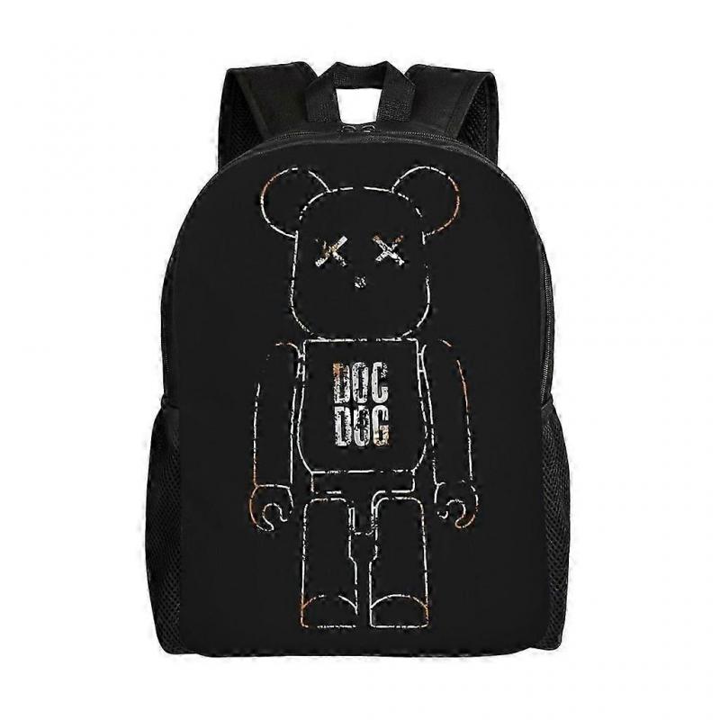 N2934 Bearbrick School Bag Cartoon Backpack Fashion Boys Bag Student Schoolbag Travel Backpack Pp2934