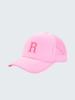 1pc Kid's 26 Alphabet Baseball Cap, Fashion Versatile Casual Sun Hat,Pink Mesh Breathable Trucker Cap, Suitable For Girls