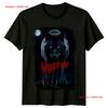 Black Wolf City Night Moon Wolfen T-shirt