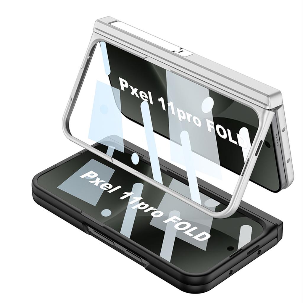 Google Pixel11Pro Folding Mobile Phone Case Magnetic Hinge Bracket Case Film Integrated Googl11Pro