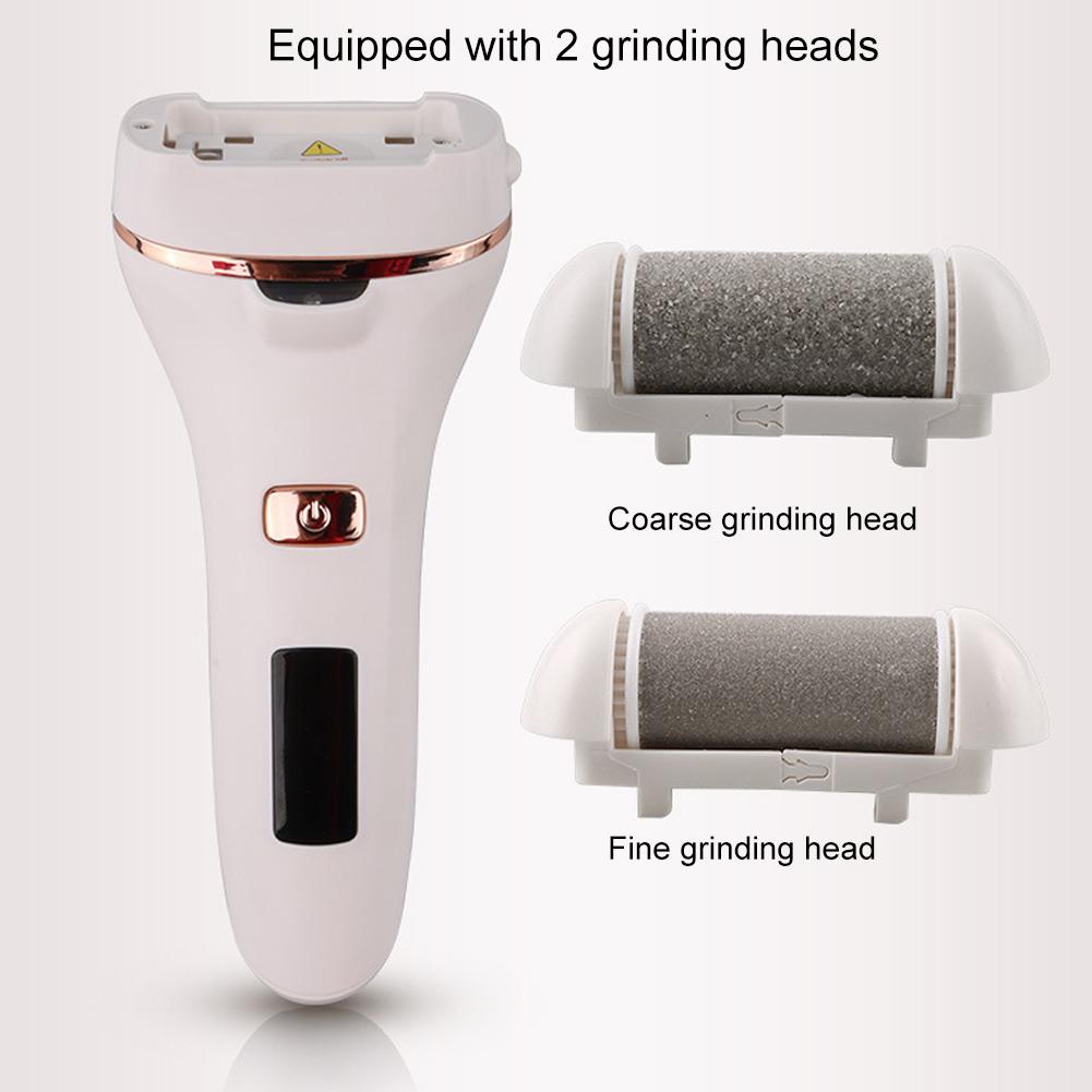 JINDING Electric Pedicure Tool Callus Remover Foot File Waterproof Digital Display Pedicure Tool