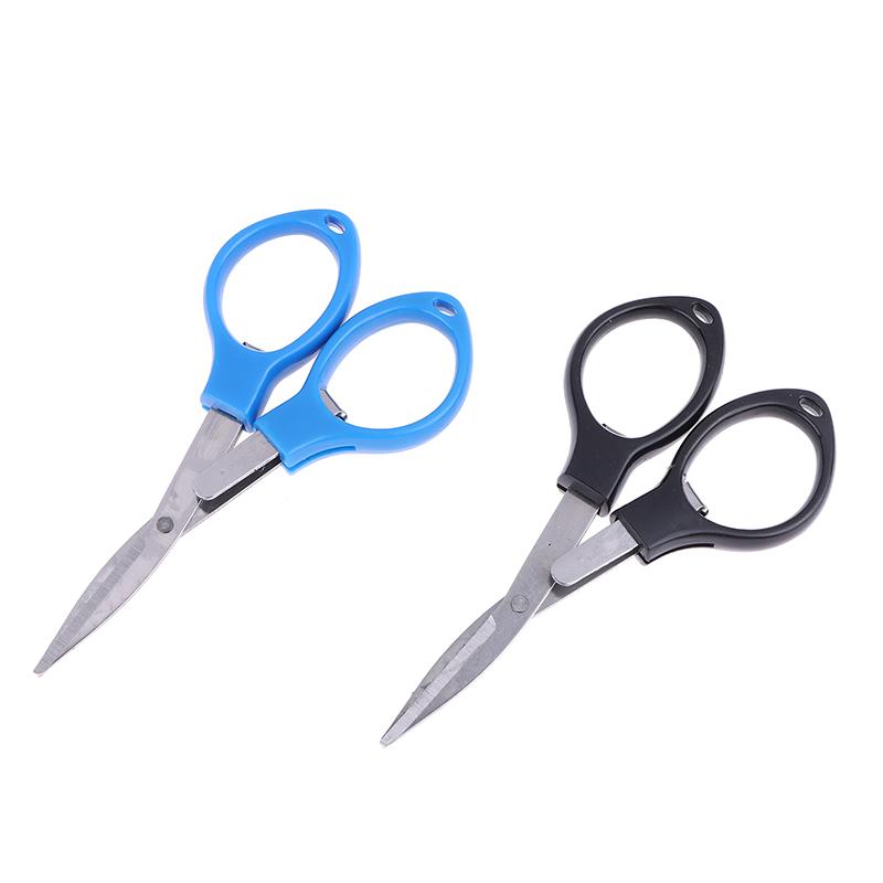 Multifunctional Needlework Scissors Portable Folding Scissors Carbon Steel Fishing Line Cutting Tools Mini Tackle Supplies