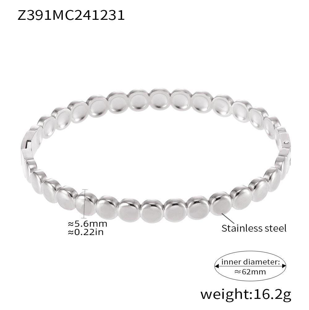 Qiong Yao Luxury Diamond Zirconia Titanium Steel 18K Gold Bracelet & Ring Set