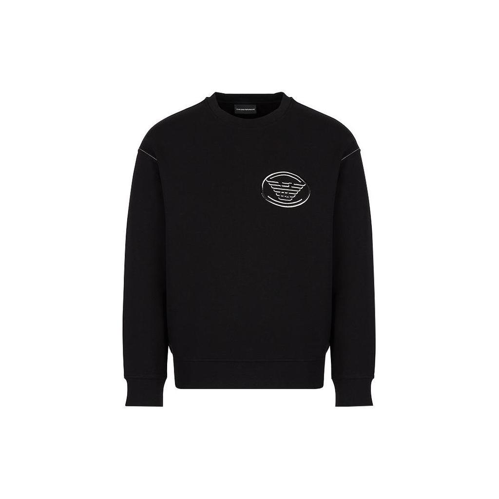 Emporio Armani FW22 Sweatshirt Men's Black 6L1M82-1JHSZ-0999