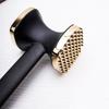 Heavy-Duty Kitchen Meat Mallet With Rubber Handle And Alloy Hammer Head For Easy Pounding And Tenderizing Of Meat
