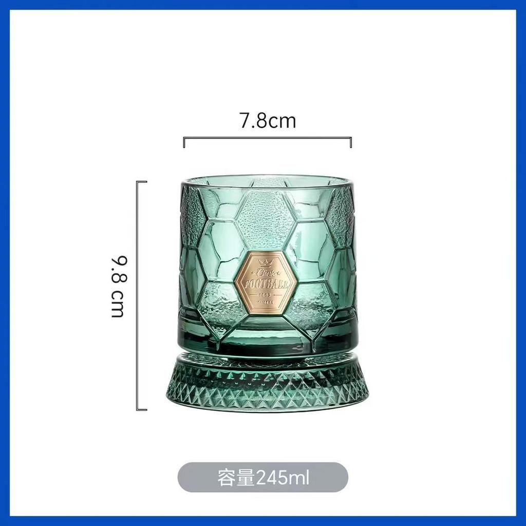 360 Degree Rotating Whiskey Glass Crystal High-end with Base Beer Glass Bar Accessories Wine Glasses Cocktail Glass