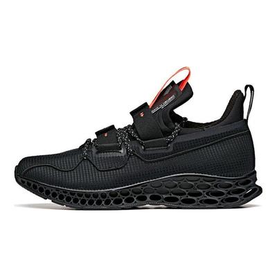 A-Flashfoam Wormhole Technology Sports Non-Slip Low-Top Running Shoes Men Sneaker Black 112025598-2