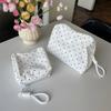 Fashion Dot Women Quilting Makeup Bag Large Capacity Toiletry Cosmetic Storage Pouch Handbag Ladies Zipper Makeup Bag