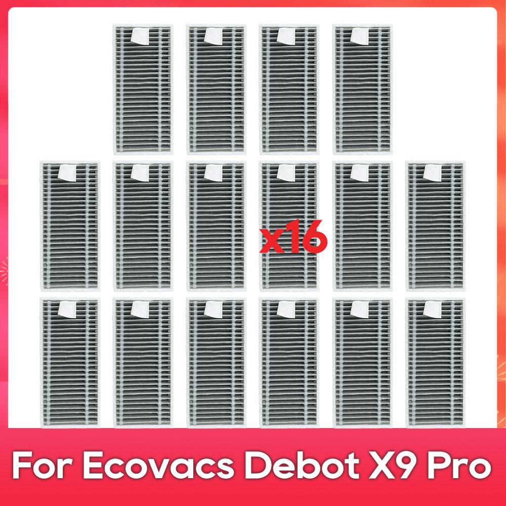 Passt für ( ECOVACS X9 PRO OMNI / X9 Pro ) Ersatzteile Zubehör Filter Haupt-Seitenbürste Walze Mopp Staubbeutel