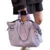 2025 new travel tote bag women's lightweight nylon leisure sports bag large capacity shoulder portable versatile bag