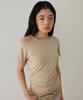 M.M.M Drape T-Shirt_Beige