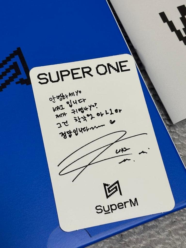 [GEBRAUCHT] SuperM Das 1. Album "SUPER ONE" mit Sammelkarte