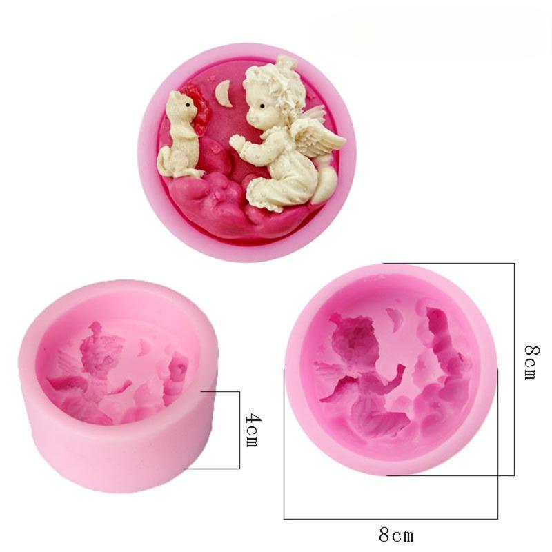 Silicone Cake Chocolate Molds Baby Baby Fondant Cake Mold, Jelly Liquid Silicone Mold DIY Handmade Soap Baking Mold 1pcs