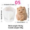 3D Animal Bear Squirrel Silicone Candle Molds DIY Cat Frog Soap Resin Crafts Plaster Making Mould Home Decor Gift