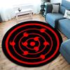 Famous cartoon NARUTO protagonist Uzumaki Naruto round carpet soft home decoration anti-slip door mat outdoor picnic mat carpet M4