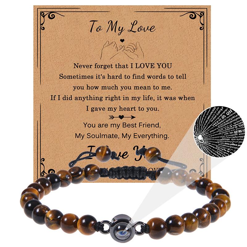 JYL TS Bracelet Eye  Double Layer Enhances Courage & Luck
