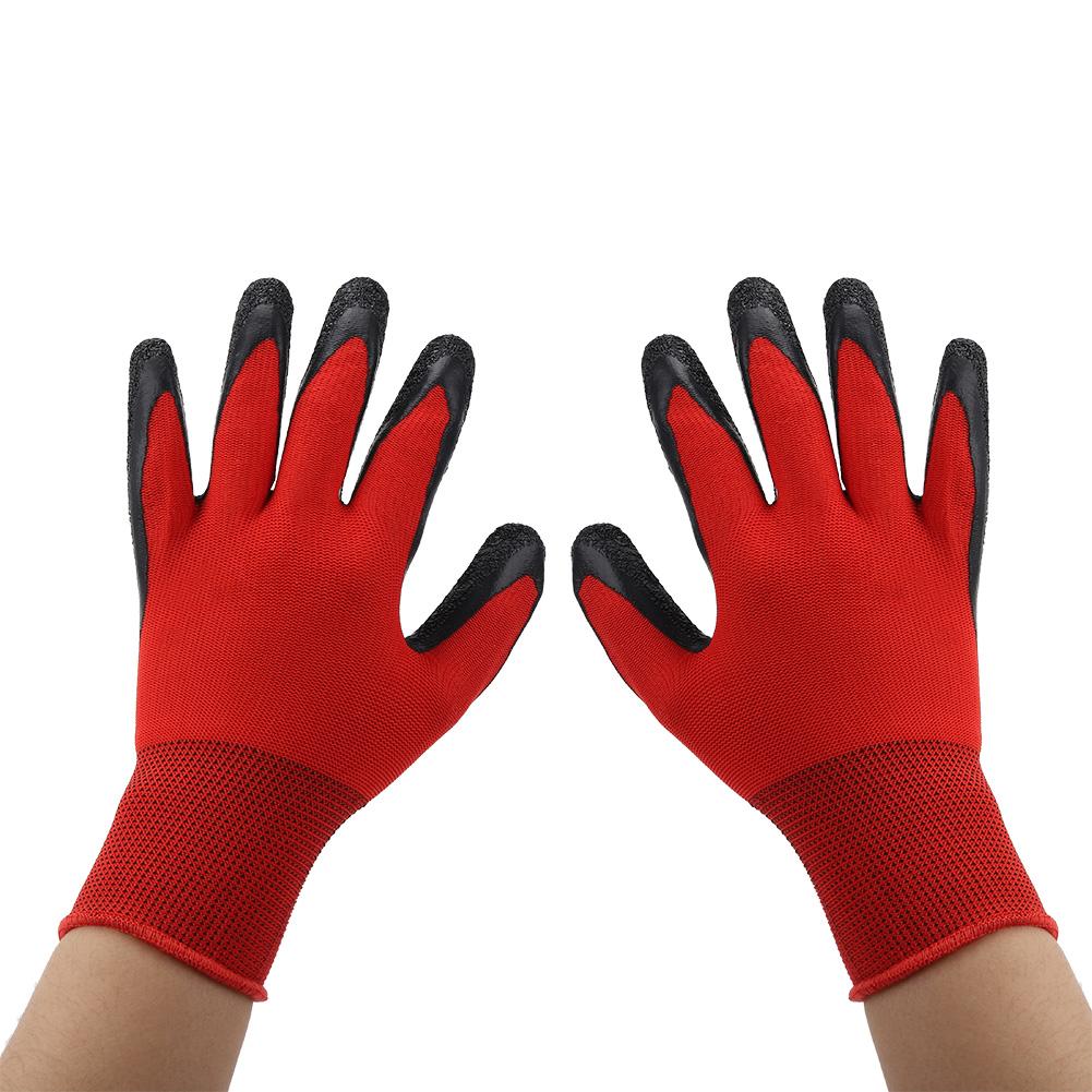 5 Pairs Comfortable Garden Gloves Gardening Work Construction Non Slip Breathable Gloves