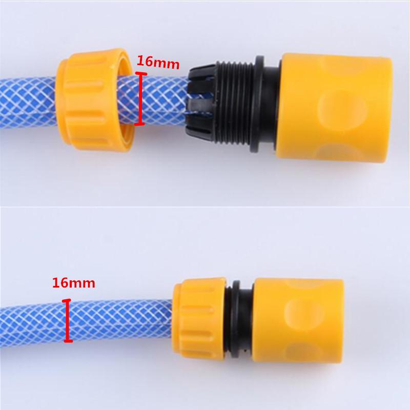2 PCS 5/8 Inch Garden Water Connectors Irrigation Quick Connector For Diameter 16mm Hose
