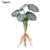 Party Supplies Desktop Ornament Office Shop Simulation Greenery Plant Wall Artificial Hydroponic Plants With Root