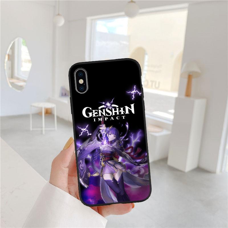 CJ61 Genshin Impact Cool Soft Shell Phone Case for Redmi Note 13 14 Pro+ Plus A3 A3X 13X 13C 13R 14S 14C 14R