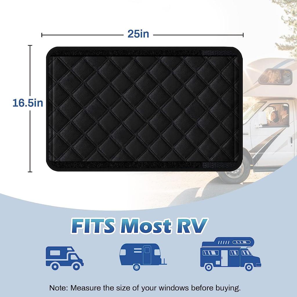 RV Door Window Shade Cover, Sunshade Privacy Screen, Camper Travel Trailer, Motorhome Sun Shade Accessories
