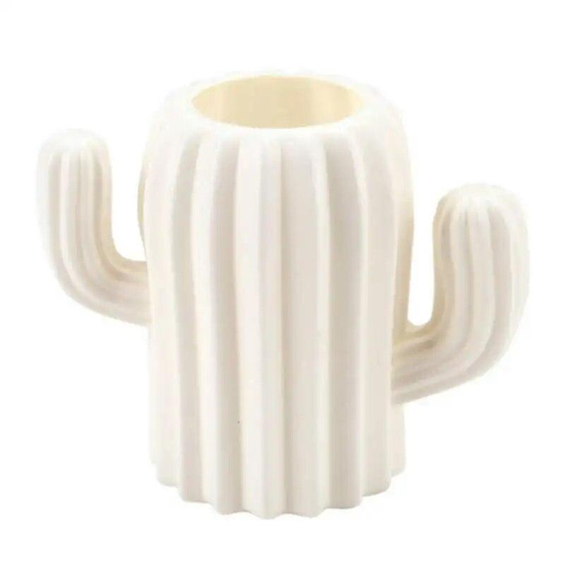 Stojan na tužku ve tvaru kaktusu Stolní organizér na pera Úložná schránka Dekorace kancelářského stolu Nádoba na psací potřeby