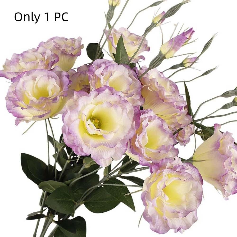 Lisianthus Simulation Big Lisianthus Platycodon Flower Faux Balloon Branch  Teacher's Day