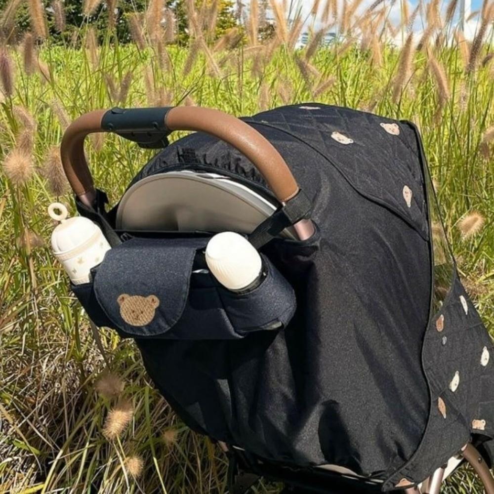 Cloth Stroller Hanging Bag Cartoon Baby Stroller Bag Cute Pram Storage Bag  Outdoor