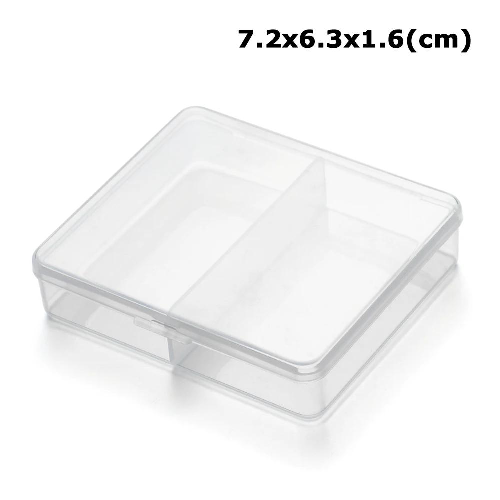 Plastic Transparent Storage Box Baby Feeding Holding Case Jewelry Beads Container Box Fishing Tools Home Daily Accessories