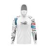 Gradient Pelagic Fishing Shirt UPF50 Milk Silk Breathable Long Sleeve Hooded Clothing Anglers