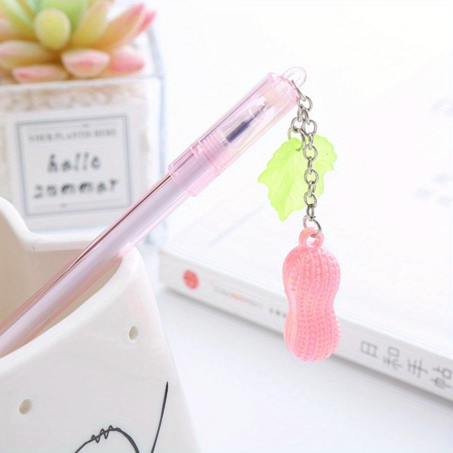 

Снова в школу 10 шт. 0,5 мм Креативная подвеска в форме арахиса Несколько цветов Нейтральная ручка, милый кулон для школьников Канцелярские принадлежности Ручка на водной основе для письма в офисе pink 10pcs