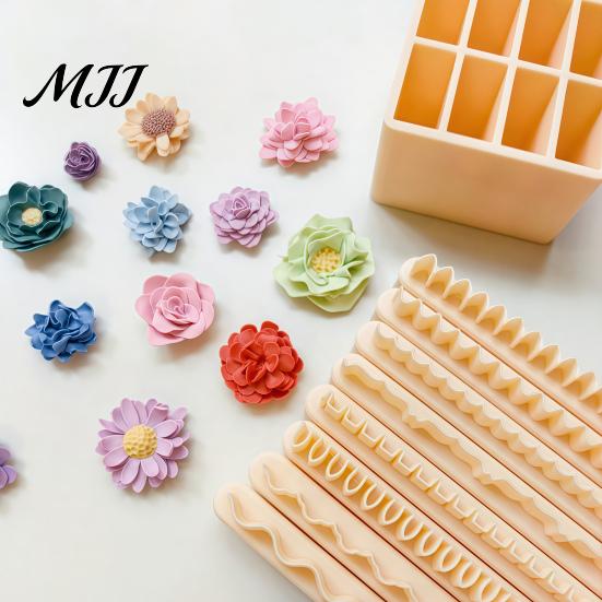 Flower Petal Line Tools Polymer Clay Tool, Cutter To Make 3D Flowers, Stripe Tool for Jewelry Making, DIY Crafting Projects Decorative Strip