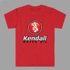 Kendall Motorolie Racewagen Motorfiets Mannen#039;s Rood Maat S tot 3XL Unisex T-shirt