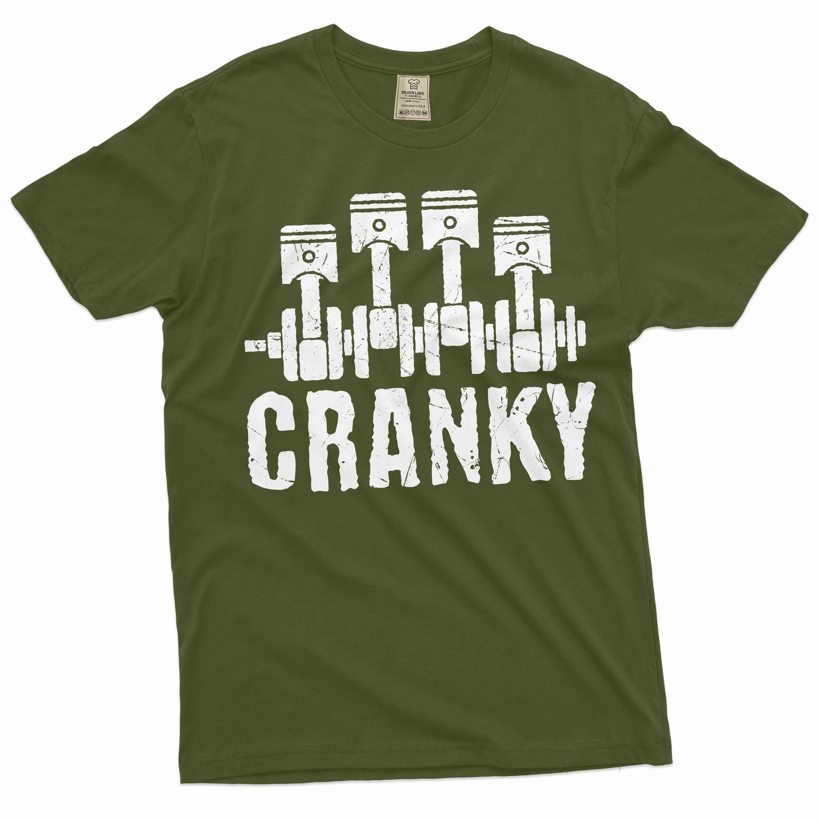 Men s funny Mechanic Tee Cranky Shirt Car Engine Tee Dad Tee Mechanics Shirt 3XL