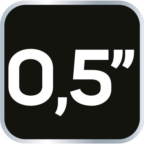 Pipe wrench type "S", 0.5", 235 mm