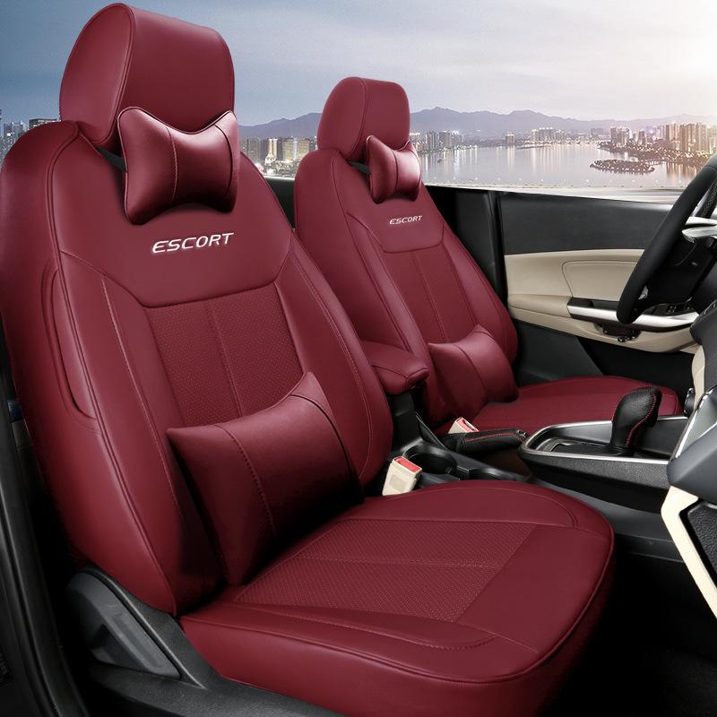 YN Custom Fit Sports Leather Seat Cover for Ford Focus - All-Season Cushion