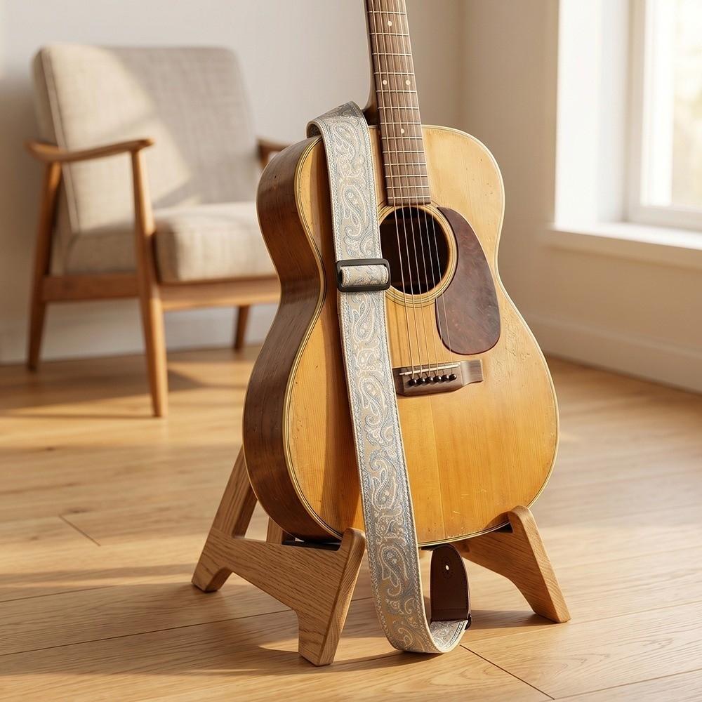 Leather Guitar Strap Acoustic Bass Strap Bass Acoustic Electric Guitar Ukulele Instruments
