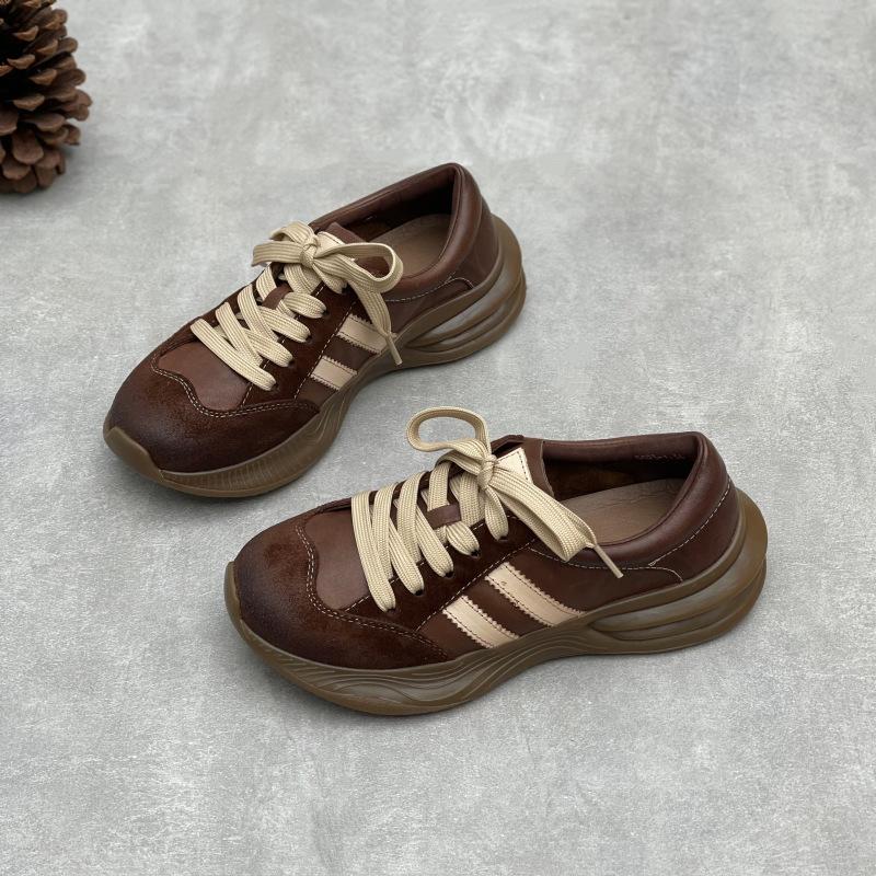 New Casual Shoes, Retro Dad Shoes, Lace-up Sports Women's Shoes