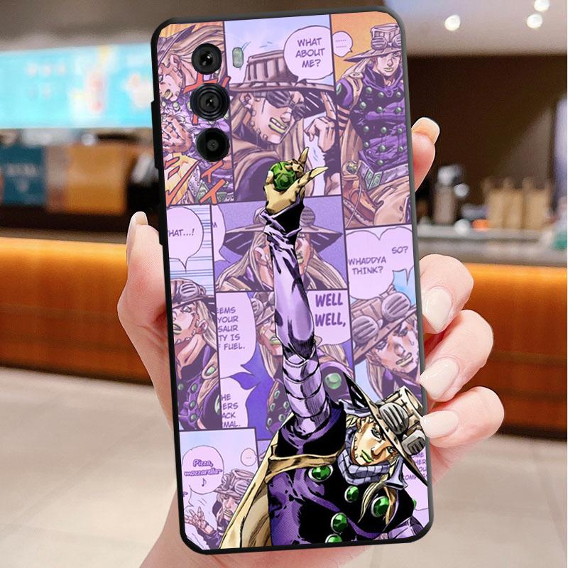 Phone Case For Motorola Edge 50 40 Pro 60 50 40 30 Ultra Neo Fusion Moto G85 G72 G53 G54 G84 G13 G32 JoJo Bizarre Adventure